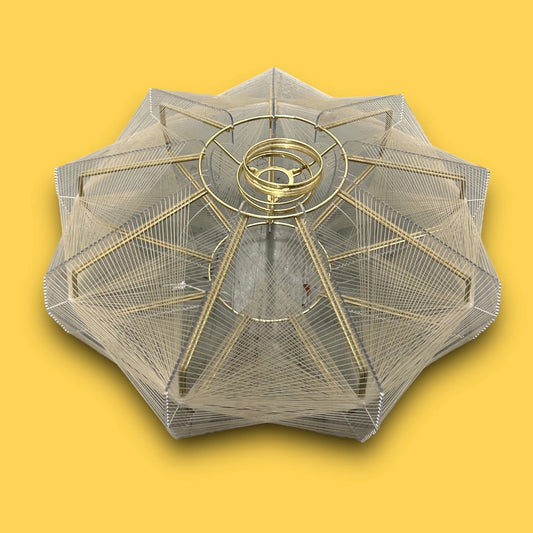 Mid Century Paul Secon Lucite Ceiling Lampshade