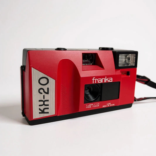 Vintage Franka KH-20 35mm Film Camera – 1980s Red Retro Point-and-Shoot