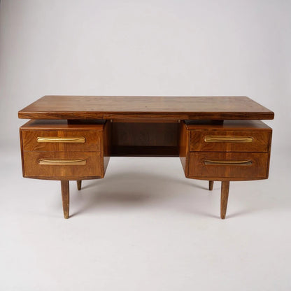 Mid Century G Plan Floating Desk | Vintage Teak Office Writing Desk