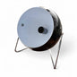 Mid-Century Modern Black Eyeball Lamp | Space Age | 1970s Chrome Desk Lamp