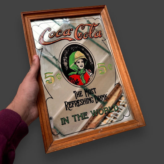 Vintage 1979s Coca Cola mirror