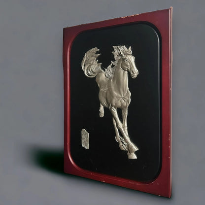 Vintage Japanese Horse Picture Frame