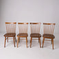 Mid Century Modern Set Of Four Danish Farmhouse Dining Chairs By Farstrup