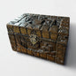 Mid Century Chinese Carved Camphor Wood Sewing Box
