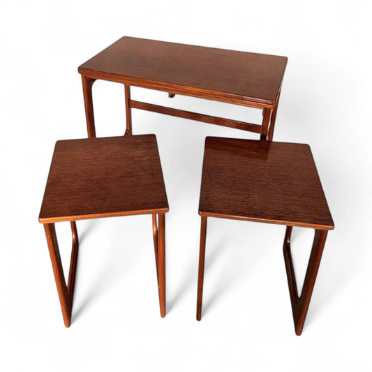 Vintage McIntosh Metamorphic Nest of Tables – Mid-Century Teak