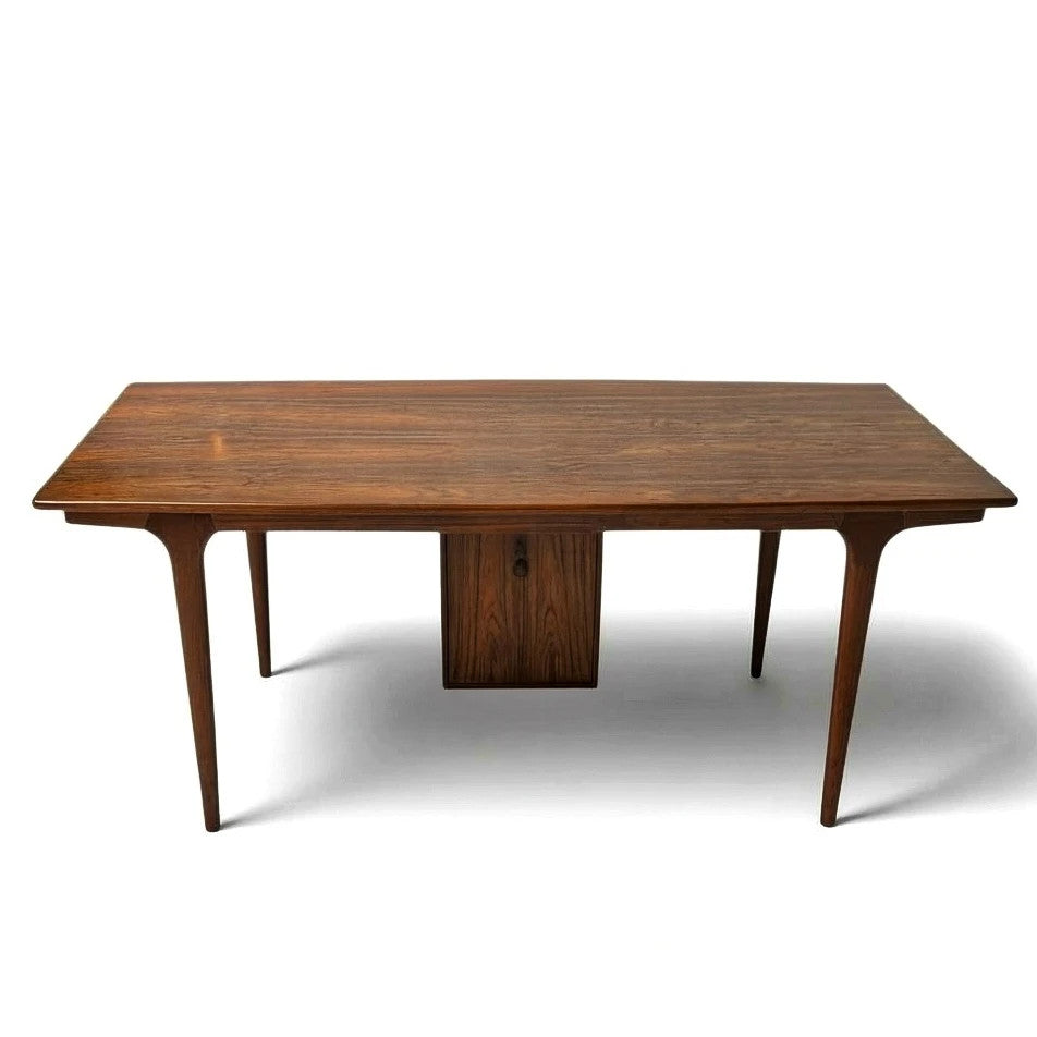 Danish Rosewood Coffee Table Attributed to Omann Jun – 1960s Mid-Century Modern Telephone Table