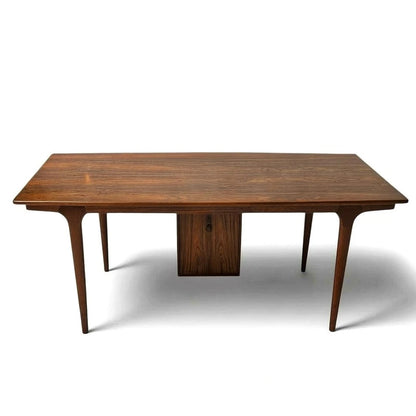 Danish Rosewood Coffee Table Attributed to Omann Jun – 1960s Mid-Century Modern Telephone Table