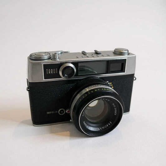 Vintage 1970s Taron 35mm Film Camera | Retro Japanese Rangefinder