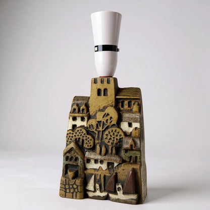 Mid Century Modern Brutalist Tremar Table Lamp