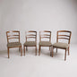 Mid century modern Set of four Chairs by Victor Wilkins for G-Plan