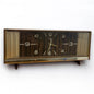 Mid Century Brown Rhythm Japanese Clock
