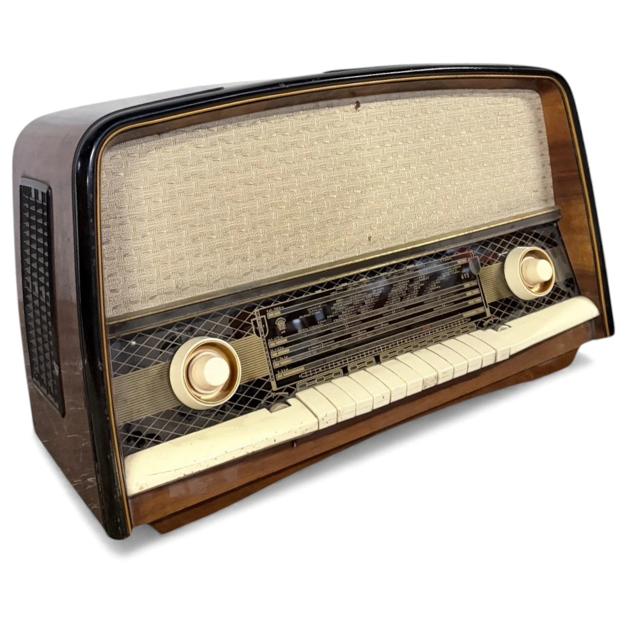 Vintage 1950s Orion Valve Radio – Walnut Veneer, Mid-Century Design