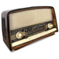 Vintage 1950s Orion Valve Radio – Walnut Veneer, Mid-Century Design