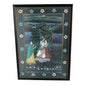 Mid Century Modern Indian Gouache Silk Painting Artwork