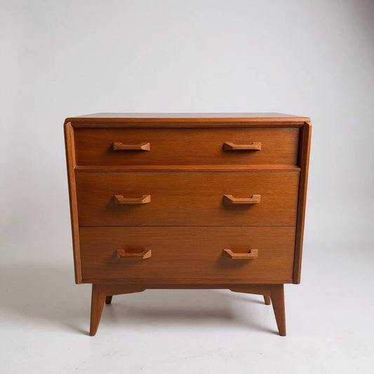 Vintage Mid-Century G-Plan Three-Drawer Chest of Drawers