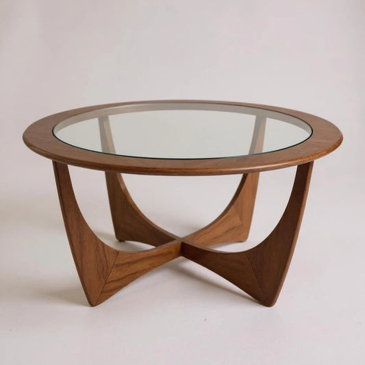 Mid Century Modern G Plan Astro Teak & Glass Coffee Table by V.B. Wilkins – Iconic 1960s Design