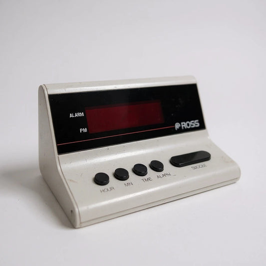 Vintage Ross Digital Alarm Clock – Retro 1980s