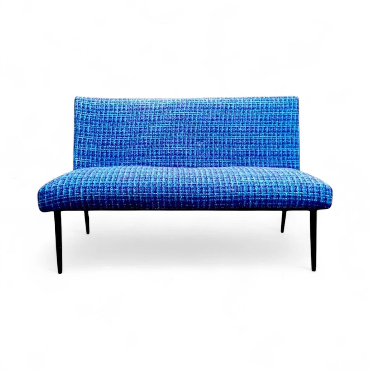 Mid-Century Sofa with Footstool – 1950s Modernist Two-Seater