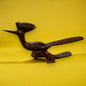 Mid Century Dark Wood Road Runner Pair of Sculptures