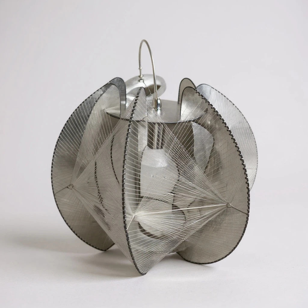 Vintage Paul Secon for Sompex Pendant Lamp – 1960s Nylon String Space Age Sputnik Light