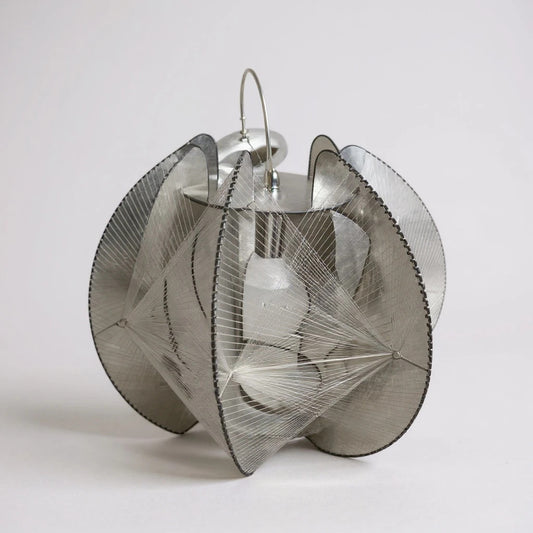 Vintage Paul Secon for Sompex Pendant Lamp – 1960s Nylon String Space Age Sputnik Light