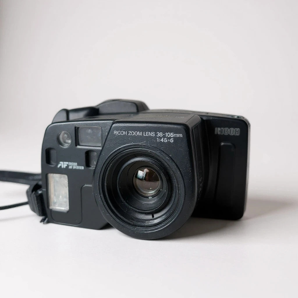 Ricoh AF-50 Zoom 35mm Film Camera – Vintage Point & Shoot Compact