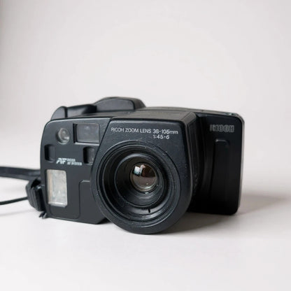 Ricoh AF-50 Zoom 35mm Film Camera – Vintage Point & Shoot Compact