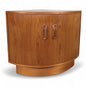 G Plan Teak Corner Bedside Cabinet | Mid-Century Modern Corner Unit