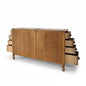 Oak Partner Desk Cabinets – Twin-Sided Filing Drawers