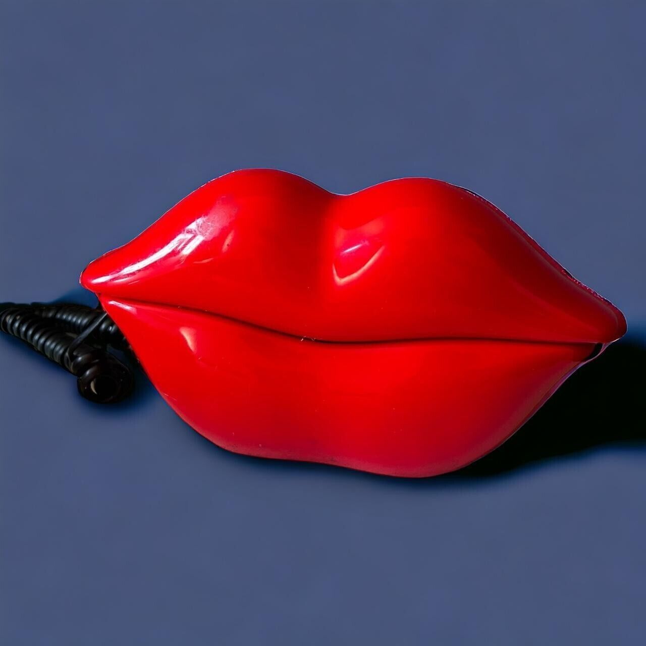 Vintage 1990s Pop Art Lips Telephone Landline
