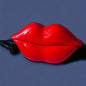 Vintage 1990s Pop Art Lips Telephone Landline