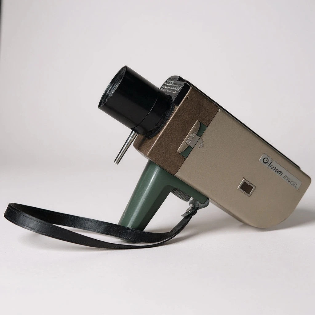 Vintage Chinon Facel 8mm Movie Camera with Original Leather Case