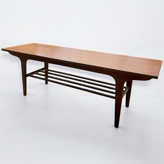 Mid Century Teak Formica Coffee Table