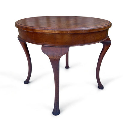 Mid Century Round Teak Tea Table