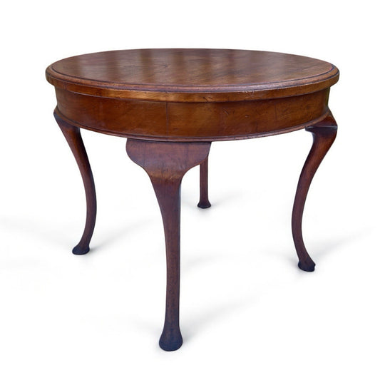 Mid Century Round Teak Tea Table