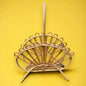 Mid Century Wicker Magazine Rack