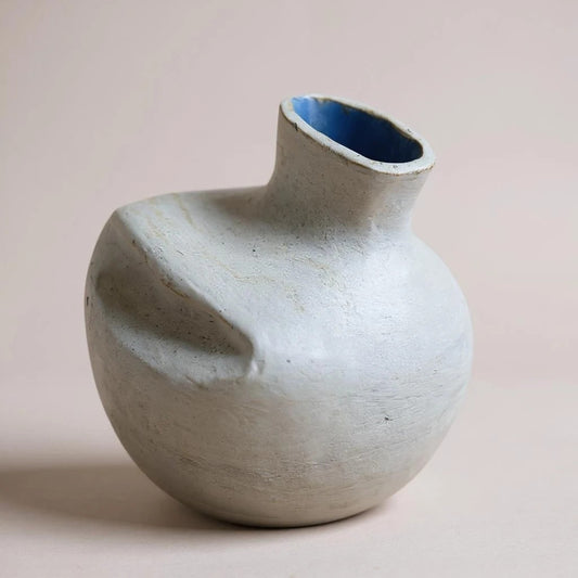 Mid Century Vintage Studio Pottery by Averil Ainley Urn Shaped Brutalist Vase
