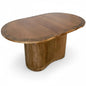Art Deco Dining Table – Walnut Extending Table with Sculptural Pedestal Base