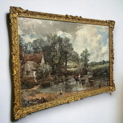 Vintage 1970s Nature Landscape Gilt Picture Frame