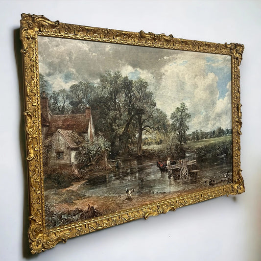 Vintage 1970s Nature Landscape Gilt Picture Frame