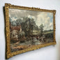 Vintage 1970s Nature Landscape Gilt Picture Frame