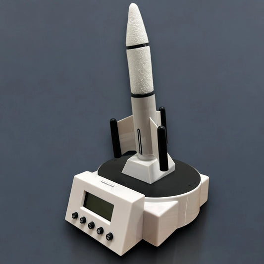 Vintage 90s Rocket Space Alarm Clock