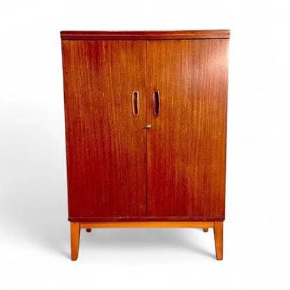 Mid-Century Vintage Teak Cocktail Cabinet – 1960s Drinks Bar