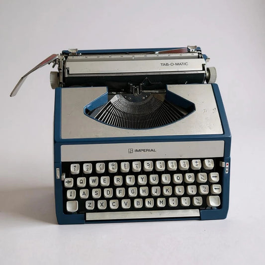 Mid Century Modern Imperial Portable Typewriter