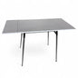 Mid-Century Formica Draw-Leaf Dining Table | Retro Kitchen Table with Chrome Legs