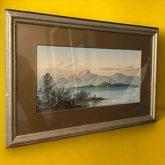 Vintage 1904 Nature Oil Painting