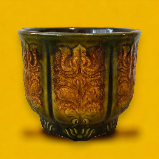 Mid Century West German Lava Plant Pot