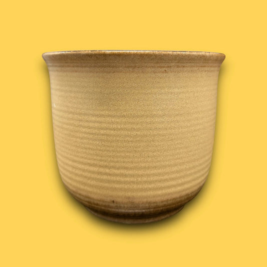 Mid Century West German Beige Plant Pot