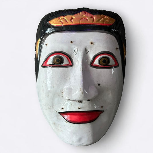 Mid Century Carved Wall Mask