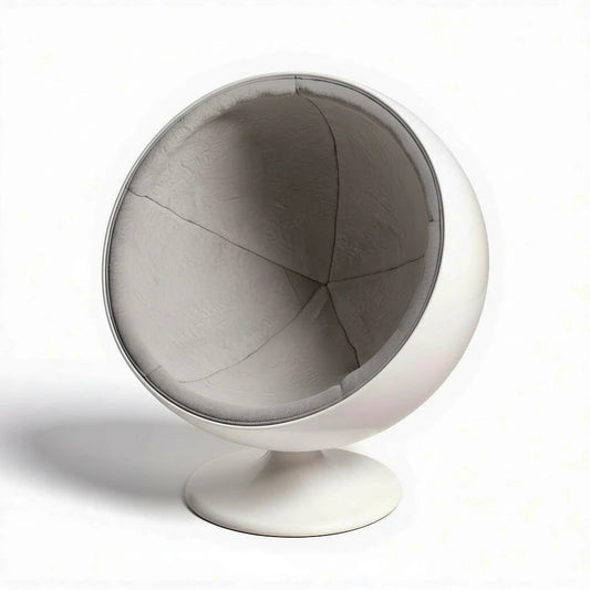 1980s Ball Chair in the Style of Eero Aarnio – Mid-Century Modern Inspired Space Age Design